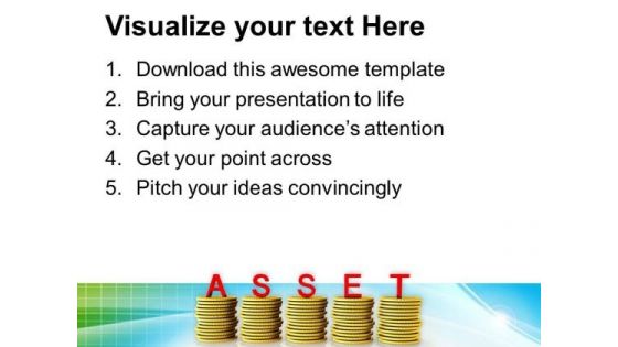 Money Is A Great Asset For Business PowerPoint Templates Ppt Backgrounds For Slides 0513
