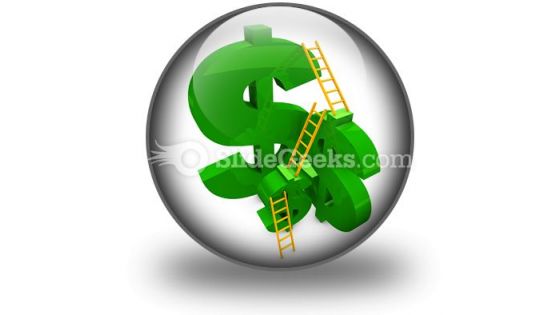 Money Ladder Ppt Icon For Ppt Templates And Slides C