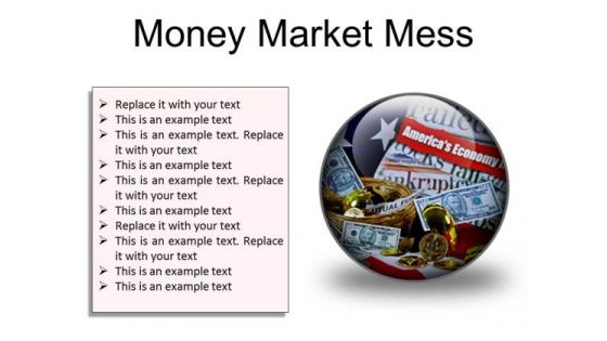 Money Market Mess Finance PowerPoint Presentation Slides C