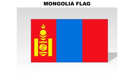 Mongolia Country PowerPoint Flags