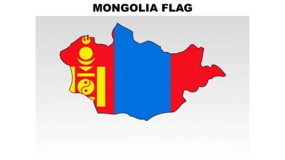 Mongolia Country PowerPoint Flags