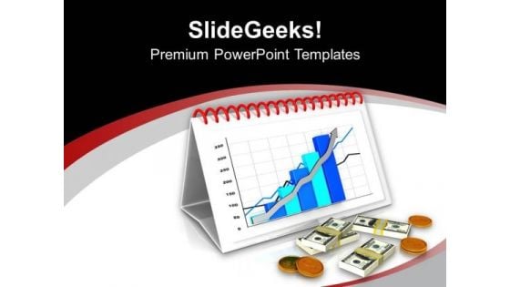 Monthly Bar Graph Business Growth PowerPoint Templates Ppt Backgrounds For Slides 0413