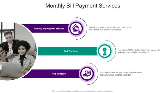 Monthly Bill Payment Services In Powerpoint And Google Slides Cpb