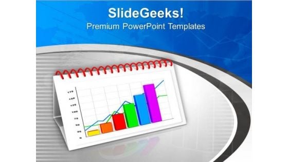 Monthly Business Target Growth Bar Graph PowerPoint Templates Ppt Backgrounds For Slides 0613