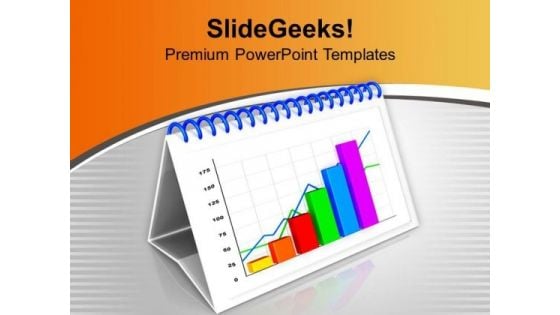 Monthly Progress Report On X Y Chart PowerPoint Templates Ppt Backgrounds For Slides 0313