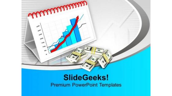 Monthly Result Bar Graph Finance PowerPoint Templates Ppt Backgrounds For Slides 0613