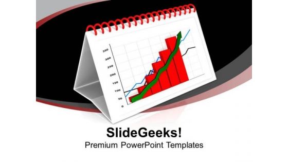 Monthly Sales Result Bar Graph PowerPoint Templates Ppt Backgrounds For Slides 0613