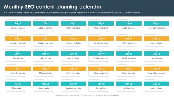 Monthly Seo Content Planning Calendar Seo Content Plan To Drive Strategy SS V Monthly Seo Content Planning Calendar Seo Content Plan To Drive Strategy SS V