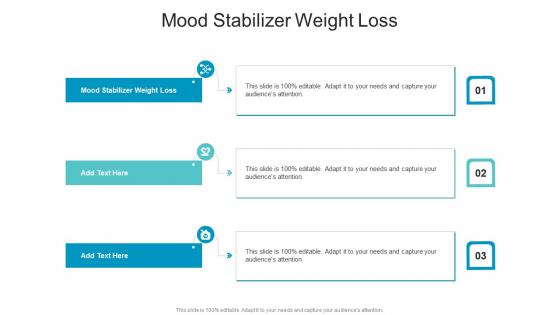 Mood Stabilizer Weight Loss In Powerpoint And Google Slides Cpb