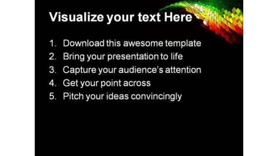 Mosaic Shapes Abstract PowerPoint Themes And PowerPoint Slides 0411