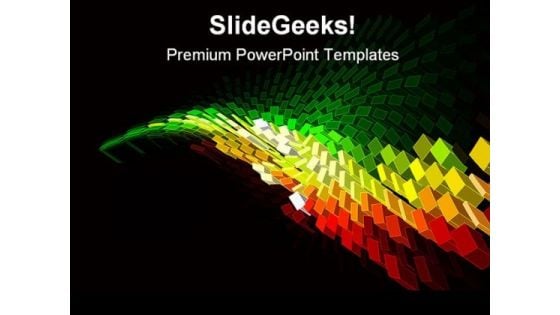 Mosaic Shapes Abstract PowerPoint Themes And PowerPoint Slides 0411