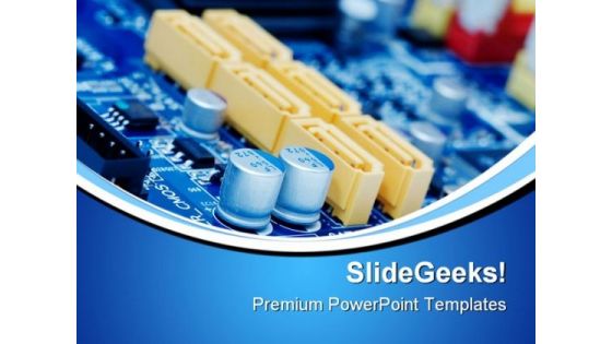 Motherboard Computer PowerPoint Templates And PowerPoint Backgrounds 0611