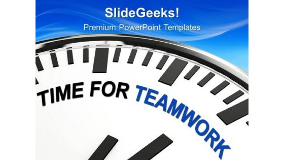 Motivate To Work As Team Business Teamwork PowerPoint Templates Ppt Backgrounds For Slides 0413