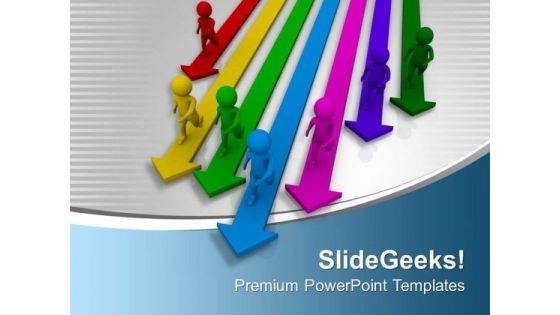 Motivation To Compete With Team PowerPoint Templates Ppt Backgrounds For Slides 0613