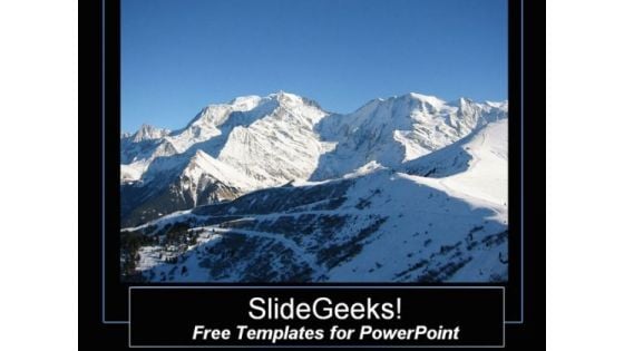 Gorgeous Mountain View PowerPoint Template