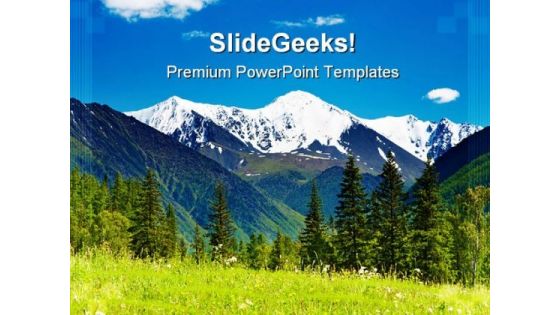 Mountain Landscape Nature PowerPoint Templates And PowerPoint Backgrounds 0411 Mountain Landscape Nature PowerPoint Templates And PowerPoint Backgrounds 0411