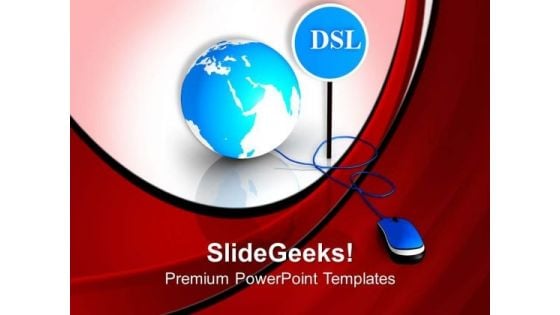 Mouse Connected To Globe And Dsl Internet PowerPoint Templates Ppt Backgrounds For Slides 0313 Mouse Connected To Globe And Dsl Internet PowerPoint Templates Ppt Backgrounds For Slides 0313