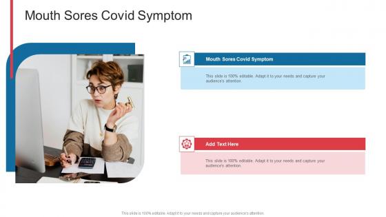 Mouth Sores Covid Symptom In Powerpoint And Google Slides Cpb