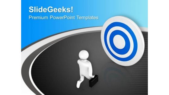 Move To Achieve Target PowerPoint Templates Ppt Backgrounds For Slides 0713