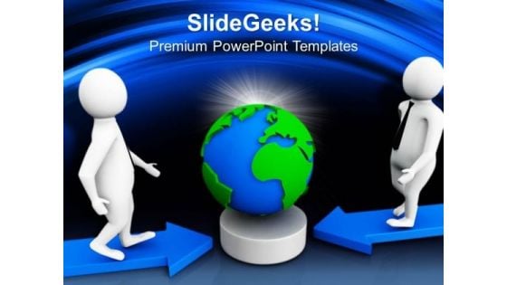 Move Towards The Global Market PowerPoint Templates Ppt Backgrounds For Slides 0713