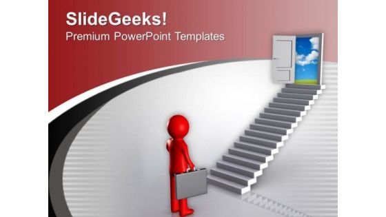 Move Towards The Right Place PowerPoint Templates Ppt Backgrounds For Slides 0713