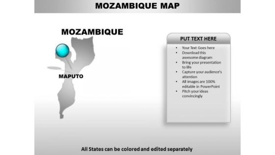 Mozambiqe Country PowerPoint Maps