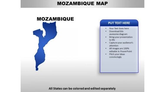 Mozambiqe PowerPoint Maps