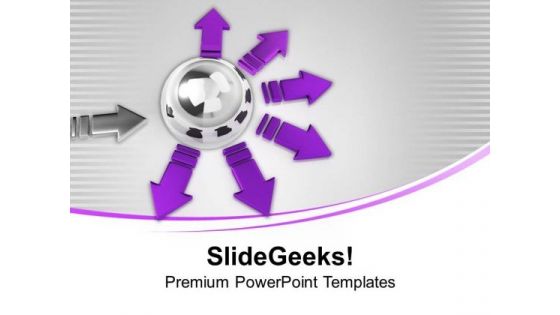 Multi Dimensional Flow Of Process PowerPoint Templates Ppt Backgrounds For Slides 0413