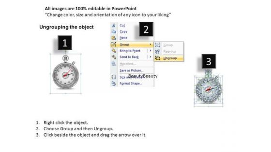 Multicolor Stopwatch 1 PowerPoint Slides And Ppt Diagram Templates