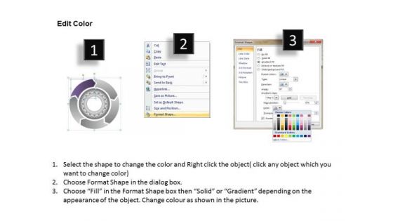 Multicolored Flow Chart With Gears Ppt Construction Business Plan Template PowerPoint Slides