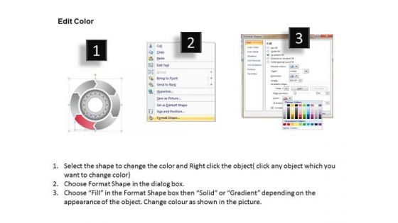 Multicolored Gears Mechanism Development Step By Business Plan PowerPoint Templates