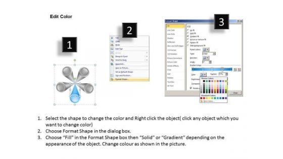 Multicolored Spoke Diagram 5 Stages Writing Business Plan Template PowerPoint Slides