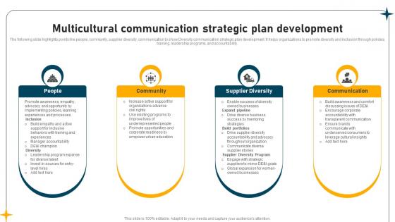 Multicultural Communication Strategic Plan Development Graphics Pdf