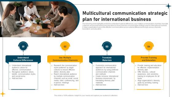 Multicultural Communication Strategic Plan For International Business Microsoft Pdf