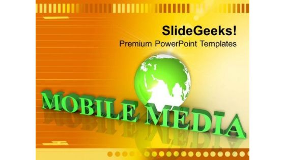 Multimedia Global Technology PowerPoint Templates Ppt Backgrounds For Slides 0413