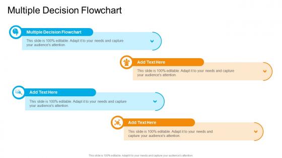 Multiple Decision Flowchart In Powerpoint And Google Slides Cpb