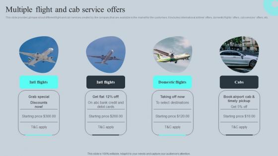 Multiple Flight And Cab Service Offers Tours And Travel Business Advertising Inspiration Pdf