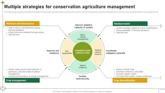 Multiple Strategies For Conservation Agriculture Management Adopting Sustainable Farming Techniques Multiple Strategies For Conservation Agriculture Management Adopting Sustainable Farming Techniques