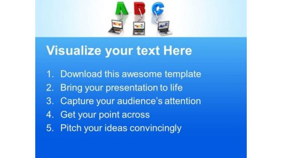 Multiple Wired To Abc Education PowerPoint Templates And PowerPoint Themes 0612