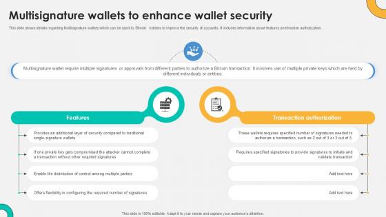 Multisignature Wallets To Enhance Everything About Bitcoin PPT Presentation Fin SS V