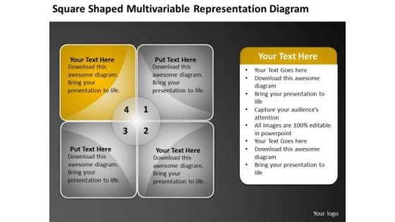 Multivariable Representation Diagram Ppt What Is Business Plan Template PowerPoint Slides