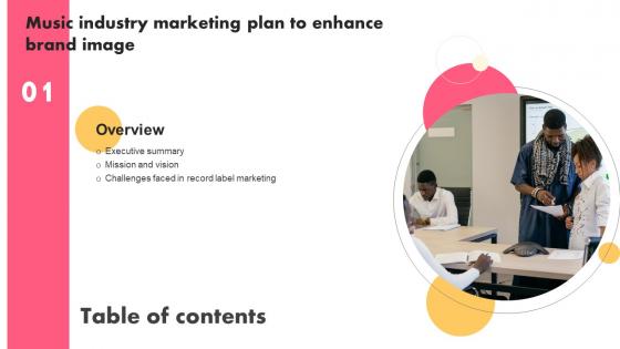 Music Industry Marketing Plan To Enhance Brand Image Table Of Contents Pictures Pdf