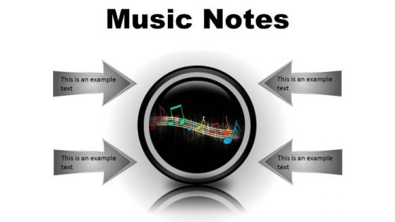 Music Notes Abstract PowerPoint Presentation Slides Cc