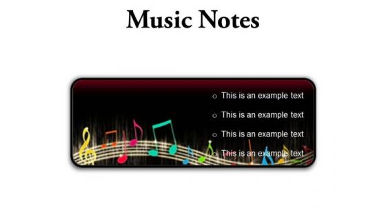 Music Notes Abstract PowerPoint Presentation Slides R