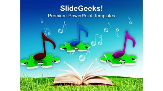 Musical Nodes PowerPoint Templates Ppt Backgrounds For Slides 0313