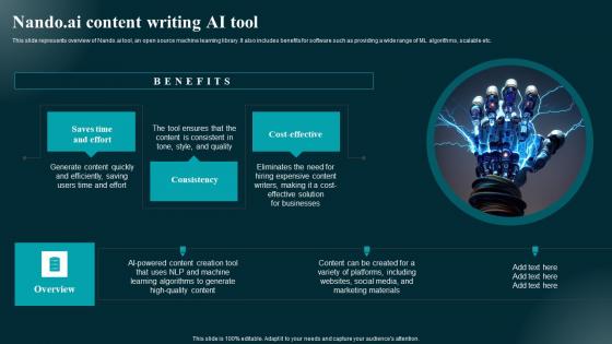 Nando AI Content Writing AI Tool Applications And Impact Designs Pdf