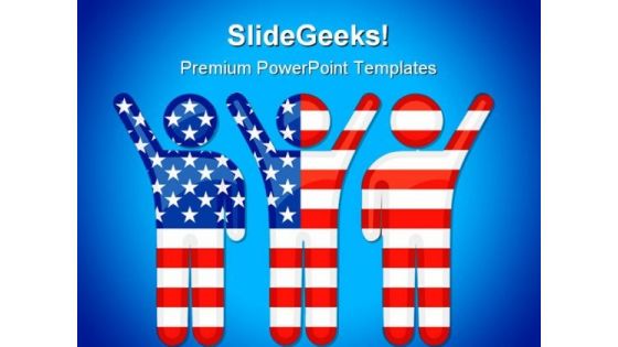 National Sports Team Americana PowerPoint Themes And PowerPoint Slides 0711