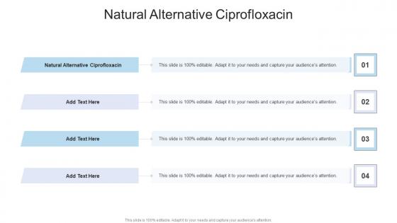 Natural Alternative Ciprofloxacin In Powerpoint And Google Slides Cpb