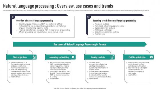 Natural Language Processing Overview Use Cases And Trends Rules Pdf