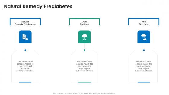 Natural Remedy Prediabetes In Powerpoint And Google Slides Cpb